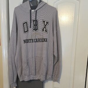 Fruit of the Loom Gray OBX Hoodie